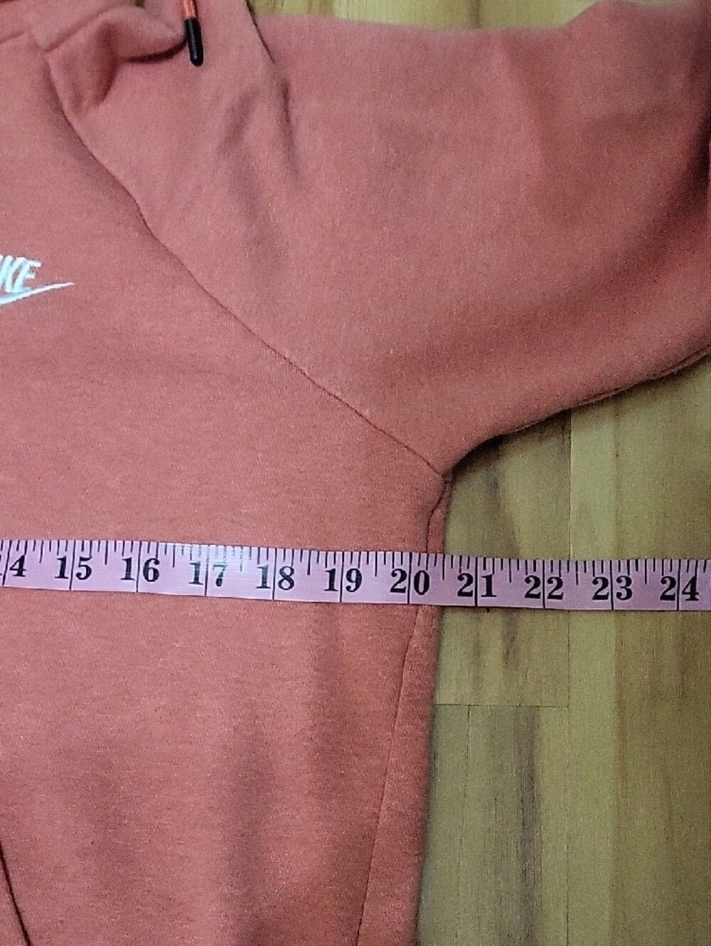Nike Dusty Rose Pullover Hoodie Women's Small Cotton Blend Sweatshirt - Picture 12 of 14